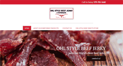 Desktop Screenshot of ohlstylebeefjerky.com